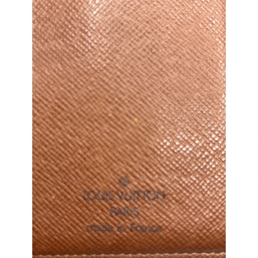 Louis Vuitton Monogram Viennois Kiss lock Wallet‎ Coin Purse#360